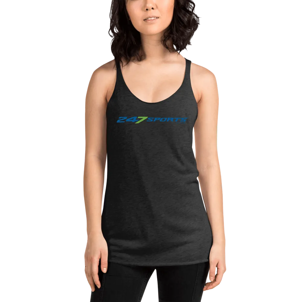 247 Sports Logo Women's Tri-Blend Racerback Tank Top
