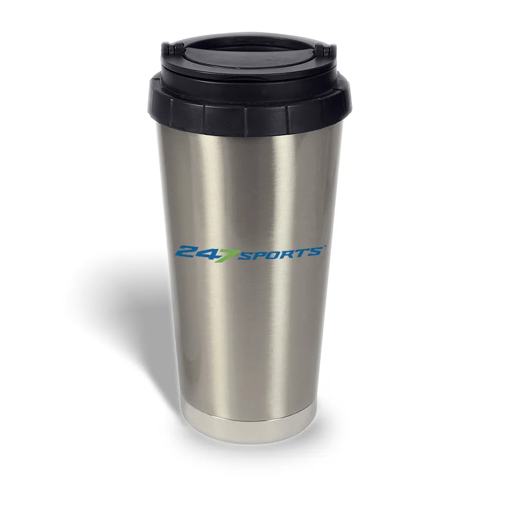247 Sports Primary Logo 16 oz Stainless Steel Thermal Travel Mug