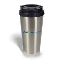 247 Sports Primary Logo 16 oz Stainless Steel Thermal Travel Mug