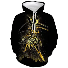 Attack on Titan Hoodie 3D Print Manga Anime Pullover Hoodie Sweatshirt with Front Pocket