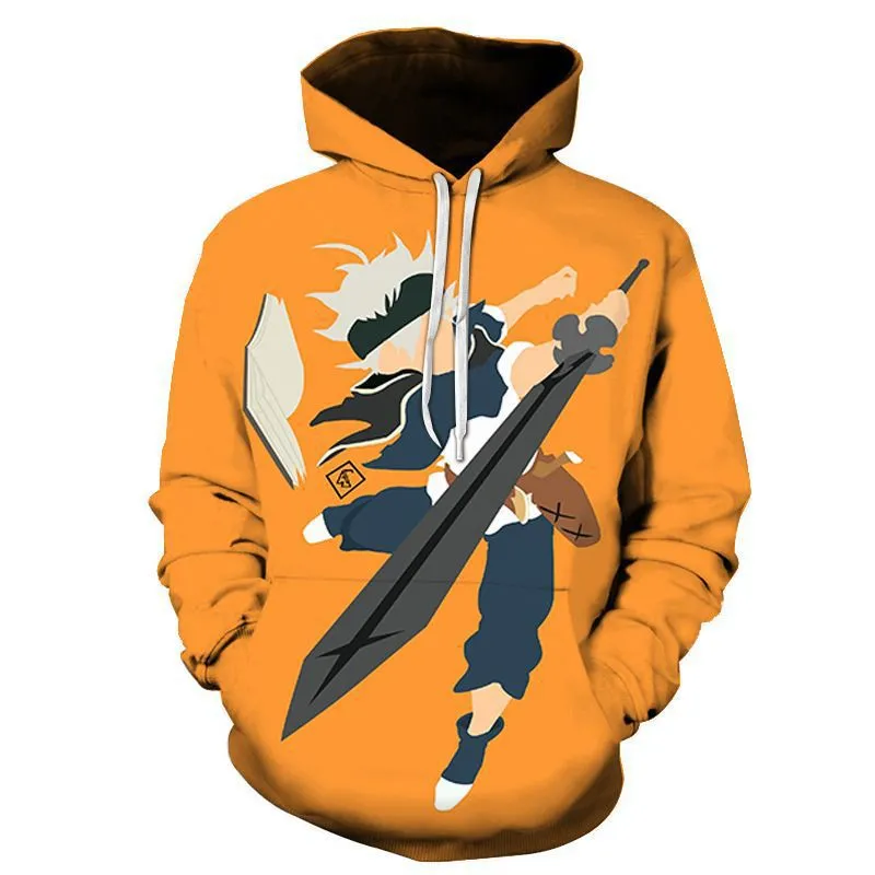 Black Clover Asta Oversized Unisex Sports Hoody Hooded Sweatshirt