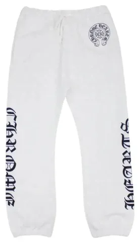 Chrome Hearts 'Monogram Cross White' Sweatpants