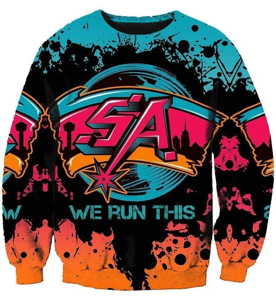 Football San Antonio Spurs Hoodies - Pullover Black 3D Hoodie