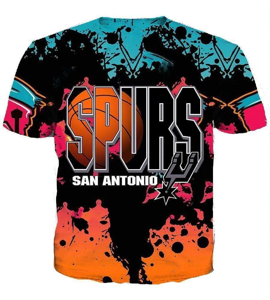 Football San Antonio Spurs Hoodies - Pullover Black 3D Hoodie