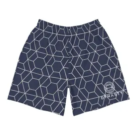 Geometric Active Training Workout Shorts (Navy)