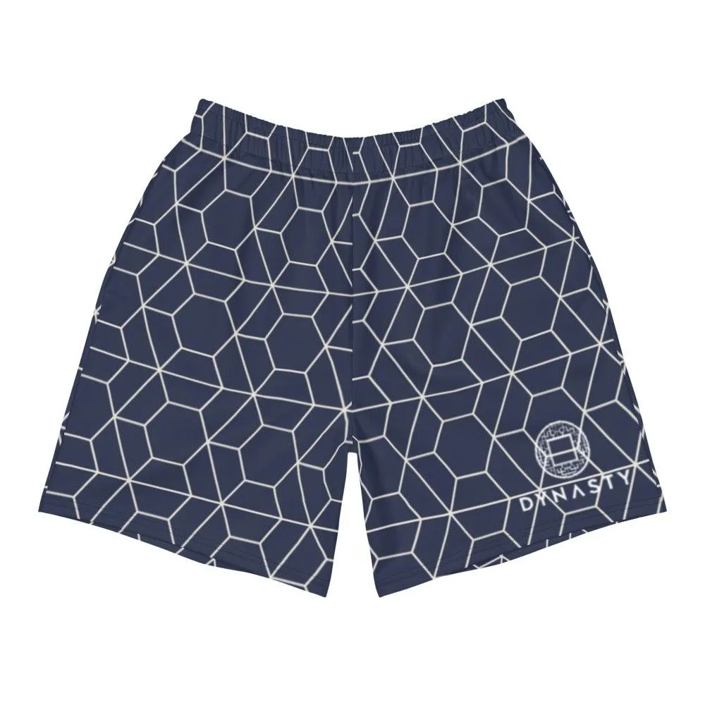Geometric Active Training Workout Shorts (Navy)