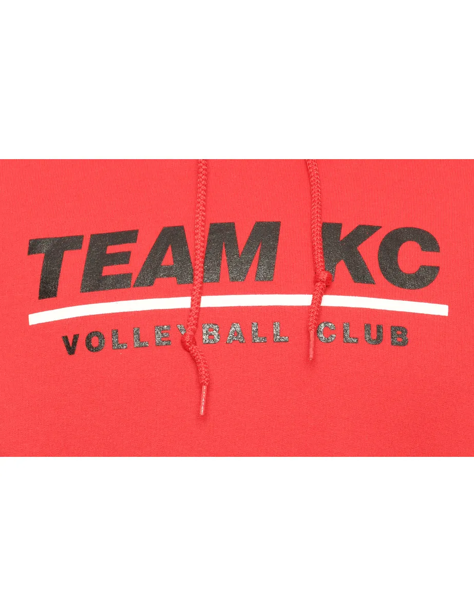 Gildan Volleyball Hooded Sports Sweatshirt - S