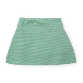 Green and White Stripe Margot Performance Skirt