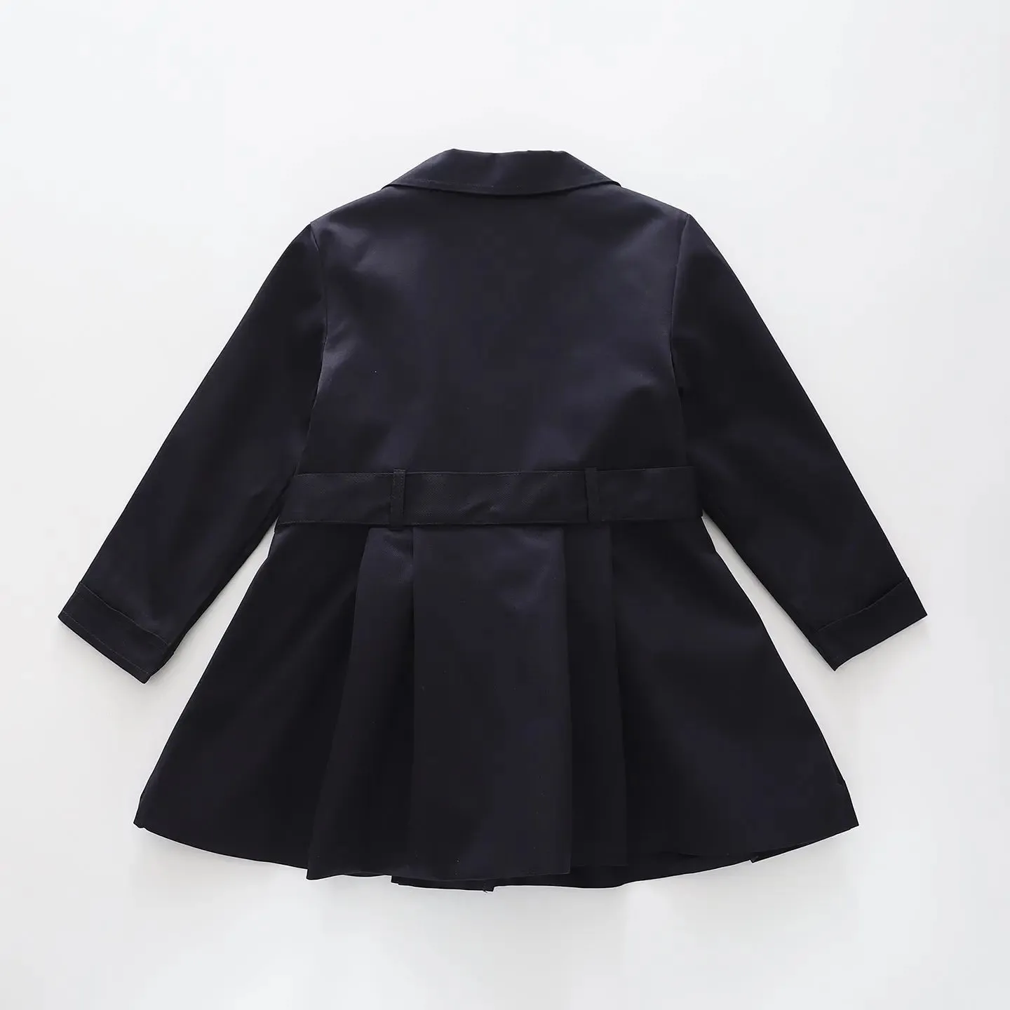 Junior Girls Navy Trench Coat
