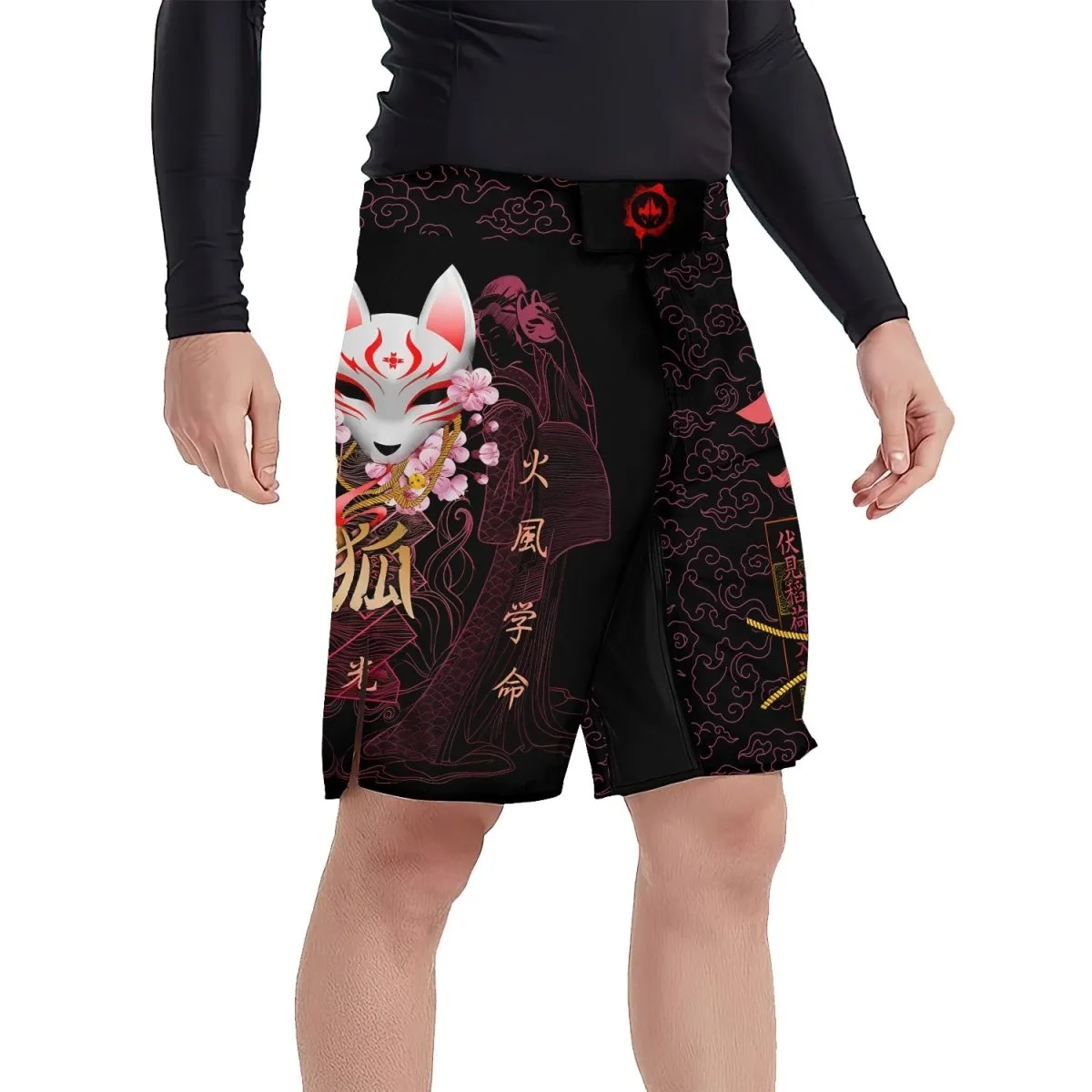 Kitsune Mask Fight Shorts