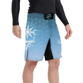 Light Blue YULE Vikings Fight Shorts