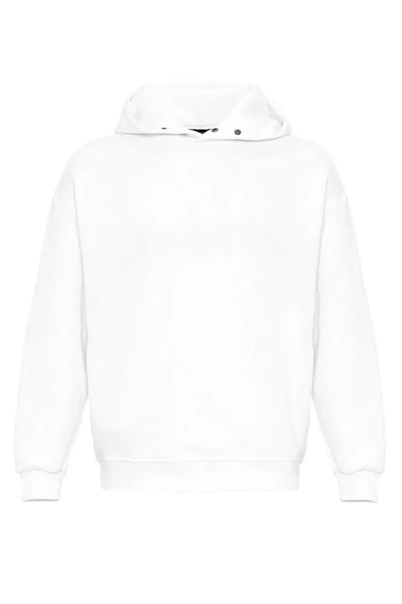 Men's Ecru Oversize Hooded Sweatshirt