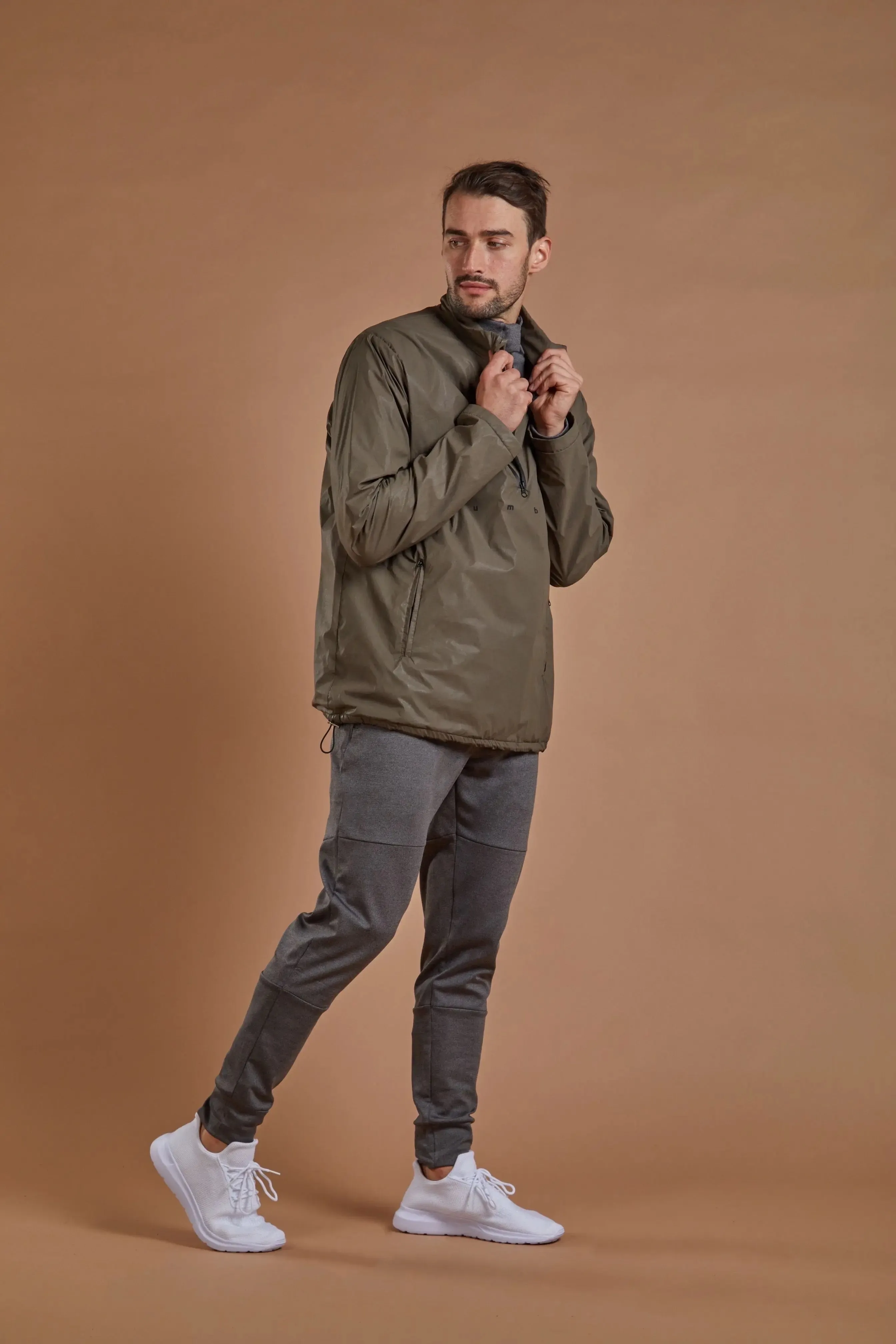 Men's Lightweight Windbreaker - Olive