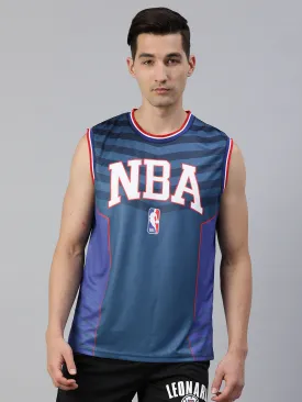 NBA: Athletic Sleeveless Jersey - Navy