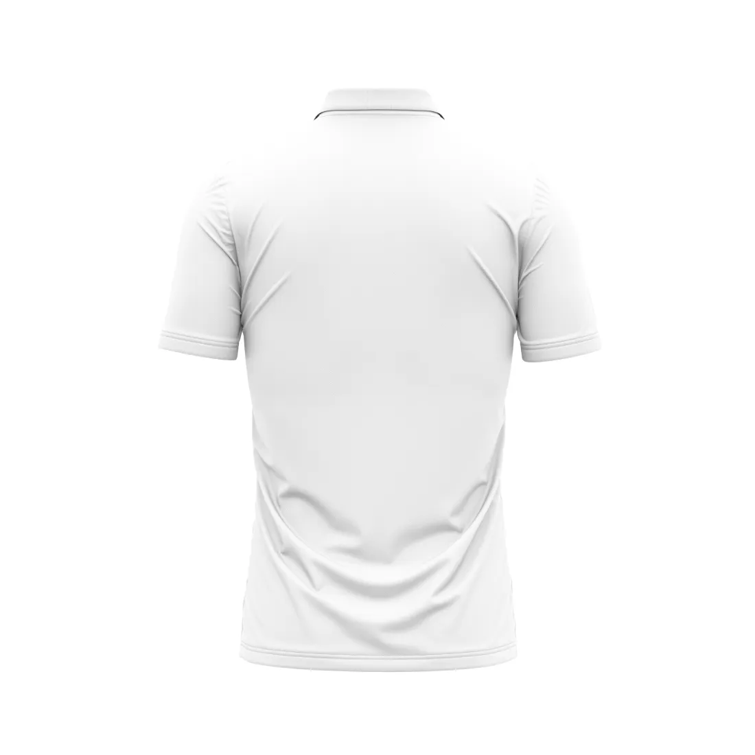 Next Print Customized Polo Neck White Jersey NPTS70