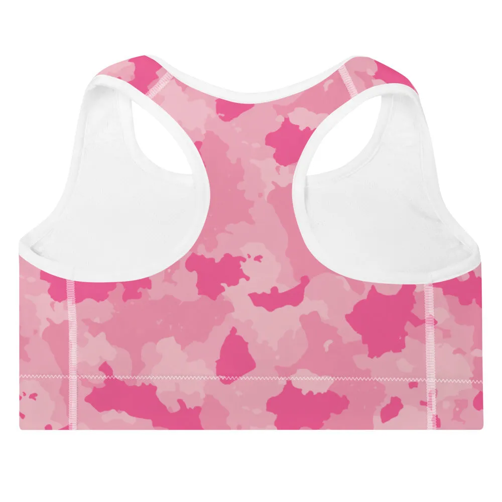 Pink Camo Sports Bra