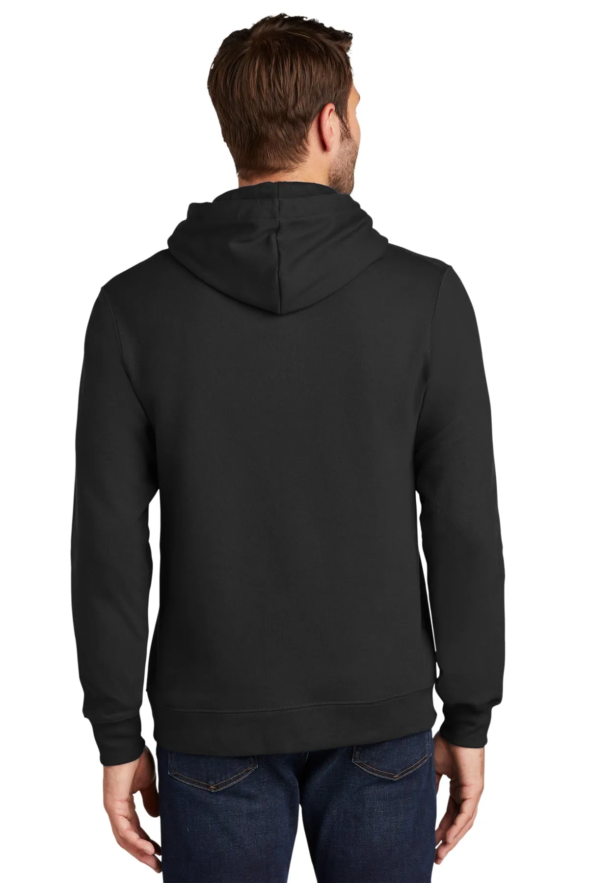 Port & Company Fan Favorite Fleece Customized Hoodies, Jet Black