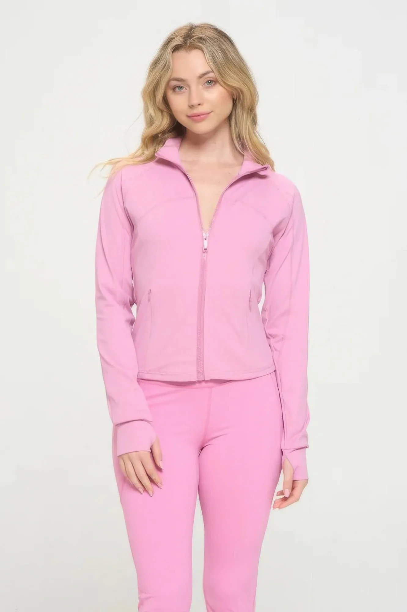 Premium Activewear Yoga Jacket  & Jumpsuit Set