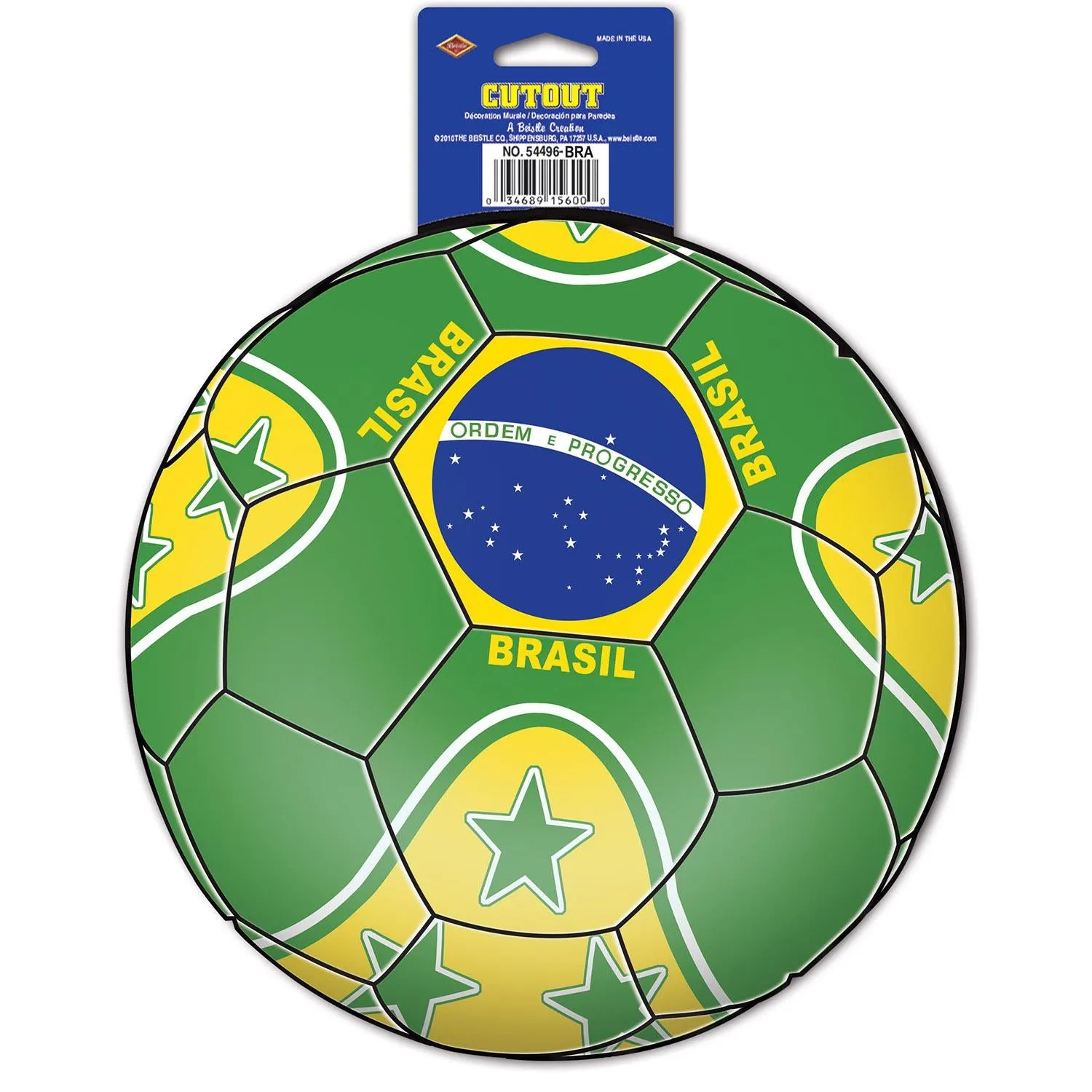 Soccer Party Cutout - Brasil