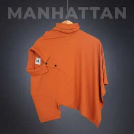 Sports Dry Fit woody orange Polo T Shirts (Micro Polyester)