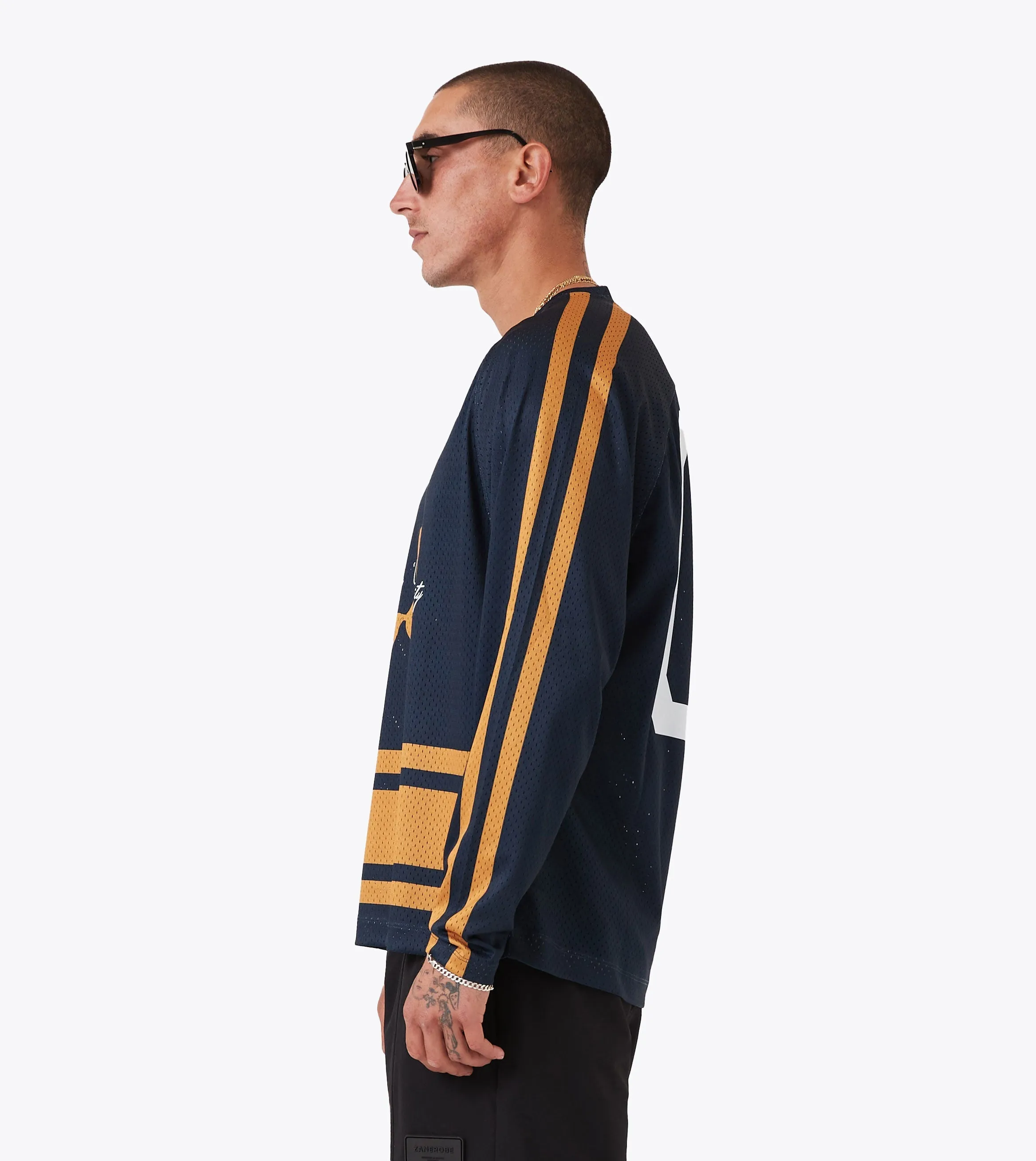 Steed Hockey Jersey Navy/Gold