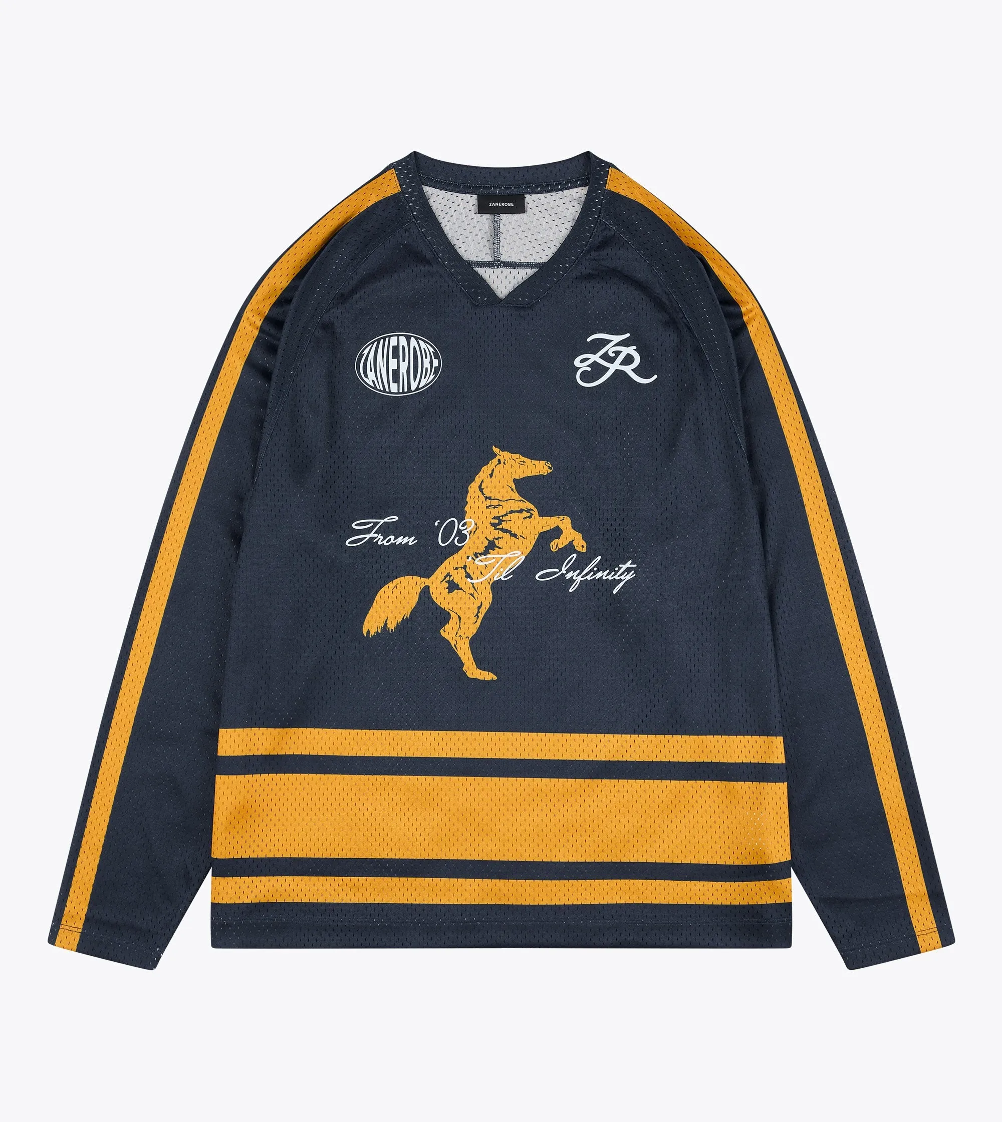 Steed Hockey Jersey Navy/Gold