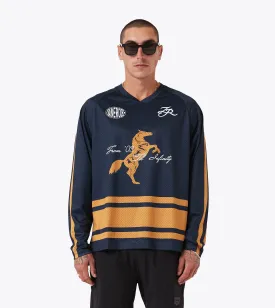 Steed Hockey Jersey Navy/Gold