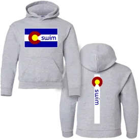 Swim Colorado Flag Cotton Hoody