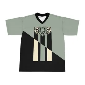 Teal & Black LSG Football Jersey V-Neck