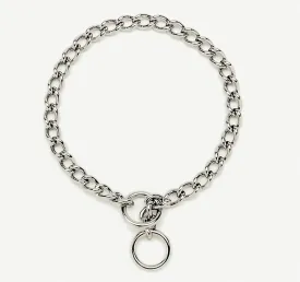 Titan Chain Training Dog Collar Medium Nickel, Chrome 1ea/2.5 Mm X 14 in